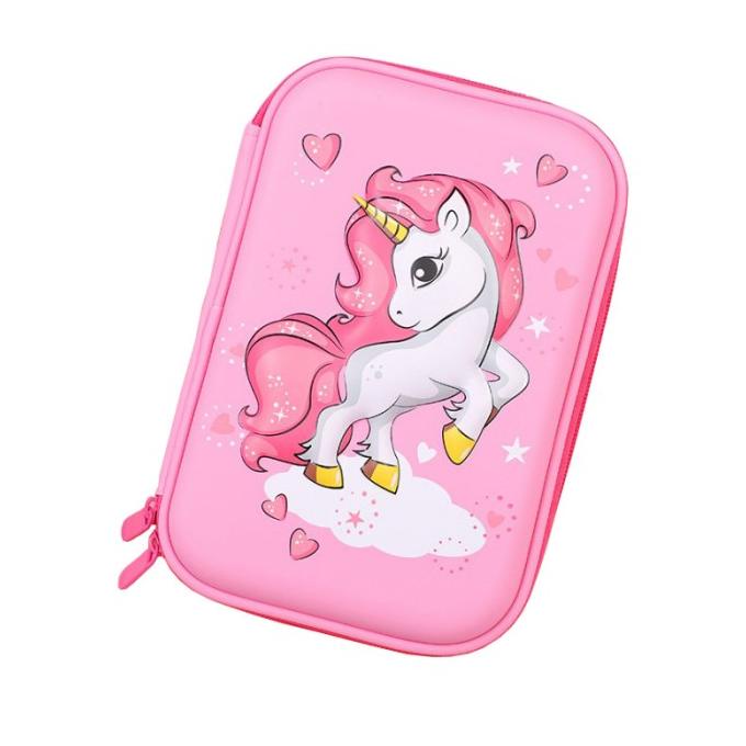 

Kotak Pensil Unicorn tempat pensil smiggle unicorn kado anak - Berdiri S pink