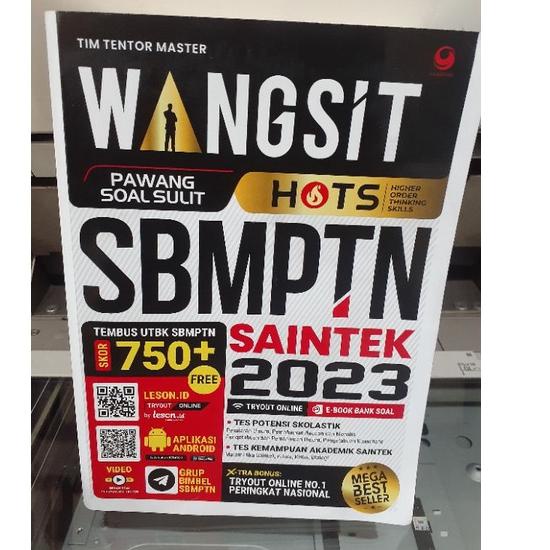 

Paling Dicari.. BUKU WANGSIT SBMPTN SAITEK 2023 BY TIM TENTOR MASTER (FREE BUBLEWRAP)