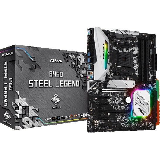 ASRock B450 Steel Legend (AM4, B450, DDR4, USB3.1, SATA3)