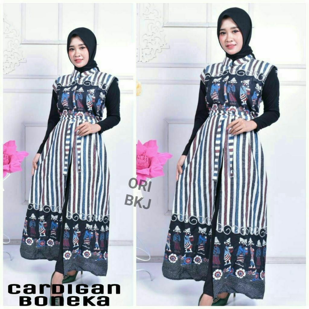 Cardigan Batik Outer Batik kardigan Long CARDY SOGAN