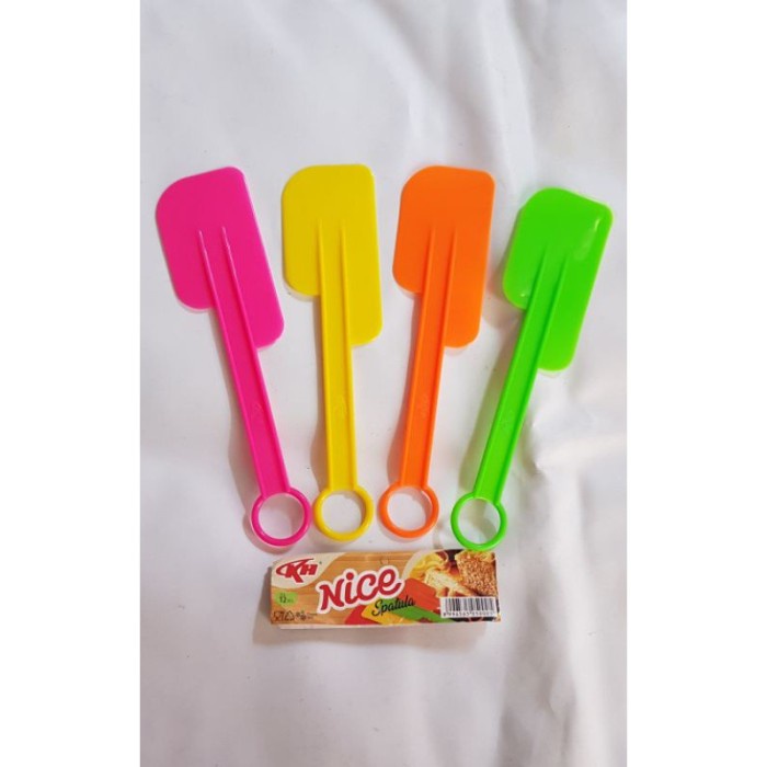 Solet Plastik / Spatula Kecil / Solet Nice Warna - Warni