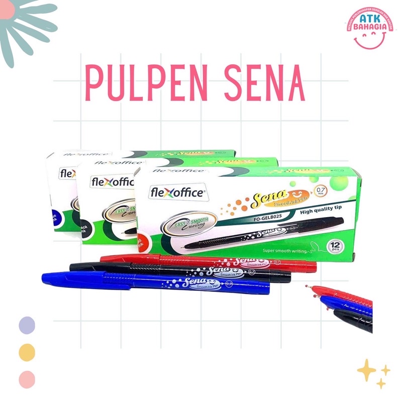 

(12PCS) PULPEN SENA ADA 3 WARNA