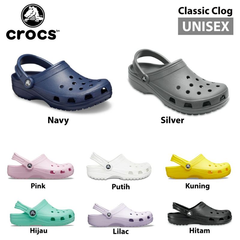 SANDAL CLASSIC UNISEX CLOG MAN MEN CROCS / Sandal dokter / perawat / rumah sakit / sandal chef chefs