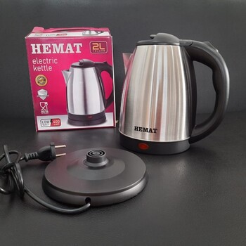 Mug Listrik Stainlees/Teko Pemanas Air Listrik Otomatis 2Lt HEMAT TOP***