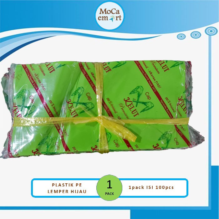 plastik lemper / plastik bungkus lemper / plastik pe hijau