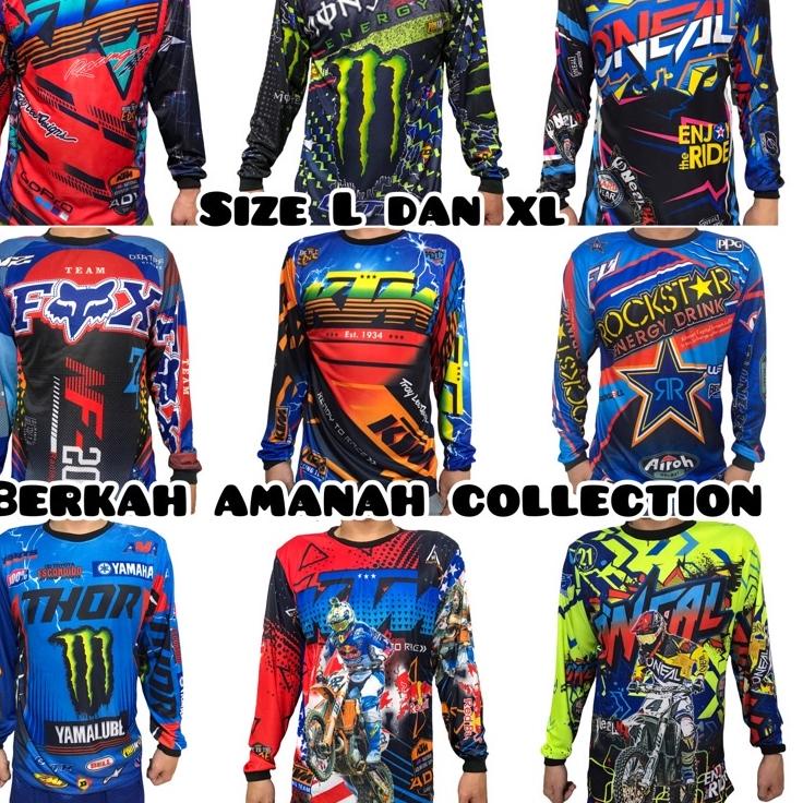 Oke Price.. Baju balap dewasa/ atasan balap dewasa/ baju trail motorcross/ baju balap motor/ atasan 