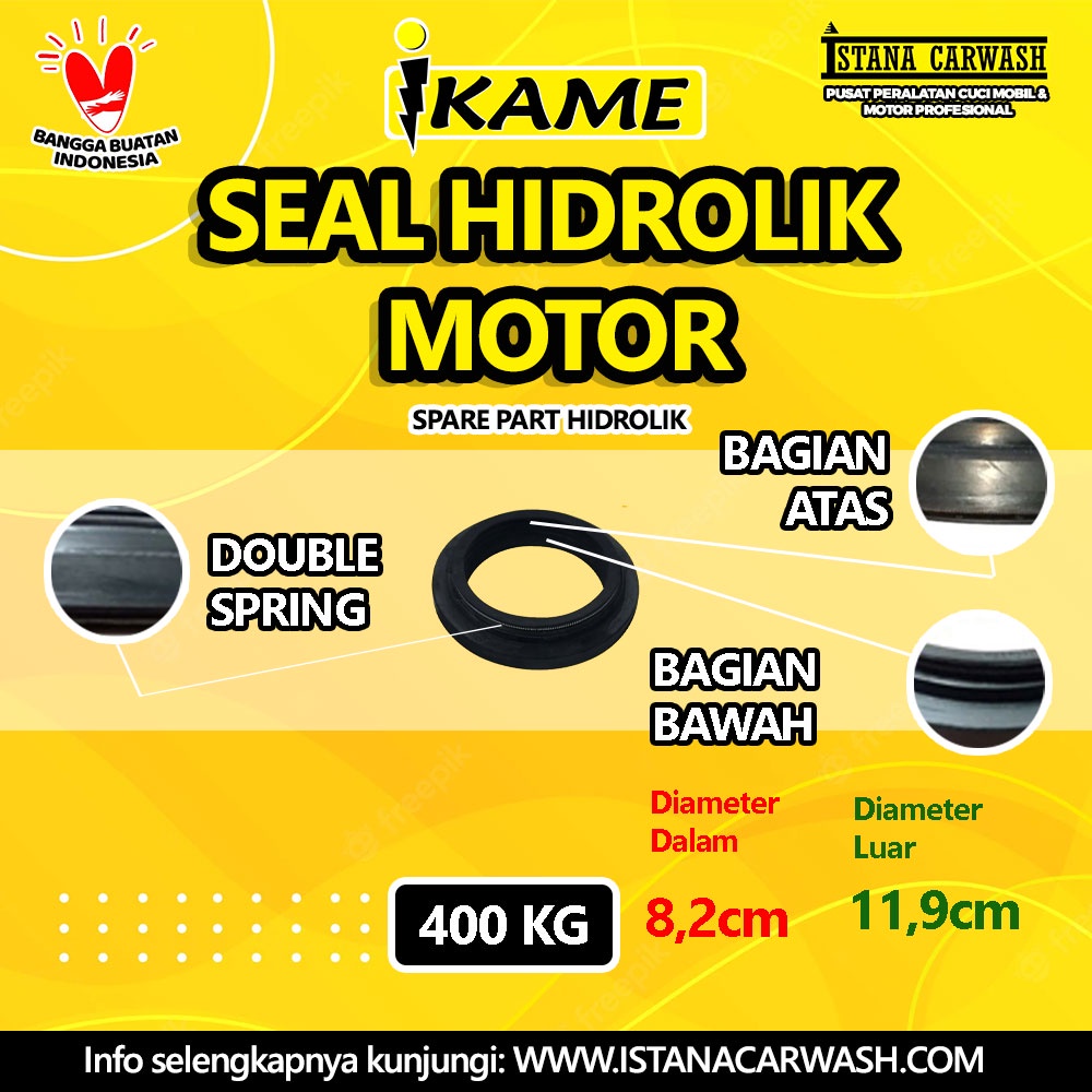 Seal Hidrolik Motor Dengan Kawat PER