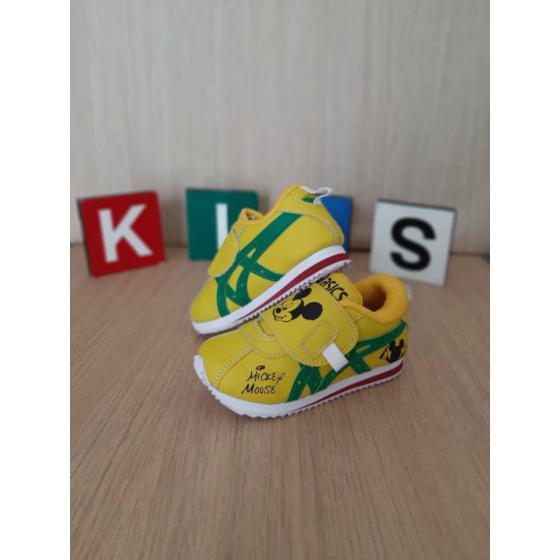 SEPATU MICKEY ANAK KUNING PREMIUM HIGH QUALITY SEPATU ANAK MICKEY MOUSE KUNING