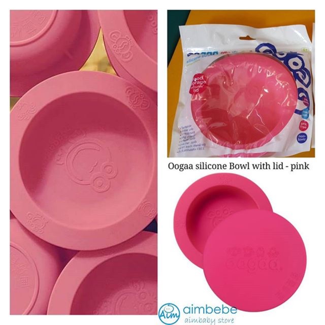 Oogaa Silicone bowl with lid