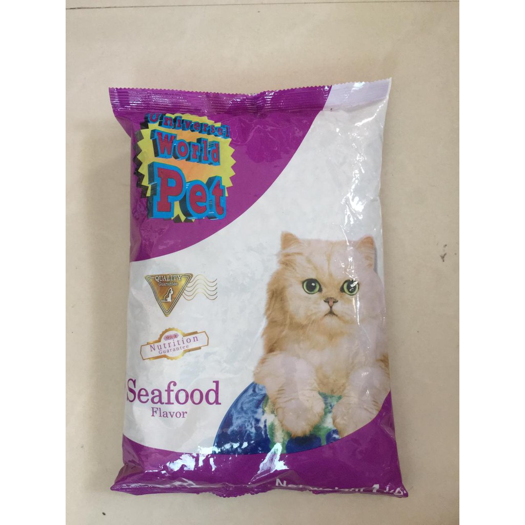 Universal Cat 1kg Seafood Makanan Kering Kucing Cat Food