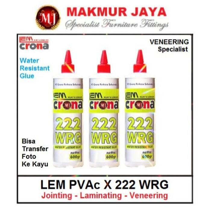 

Lem Kayu Tahan Air PVAc X 222 WRG 600gram / Bisa transfer foto ke k
