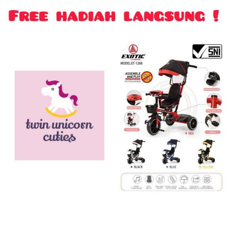 sepeda stroller exotic ET 1268