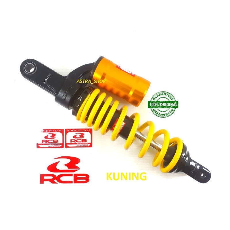 (RESMI GARANSI 6 BULAN) Shockbreaker Tabung RCB MB-2 Original 100% 305mm &amp; 330mm , Mio, Vario 110, 125, 150, Scoopy, Xeon, Fino, Spacy, Skydrive, Spin, Nex, Soul, M3, GT125, Xride, Dll , Shock Malaysia Racing Boy