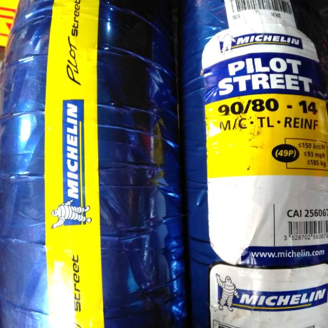 Ban tubles matic Michelin pilot street UK.90/80.14 free pentil