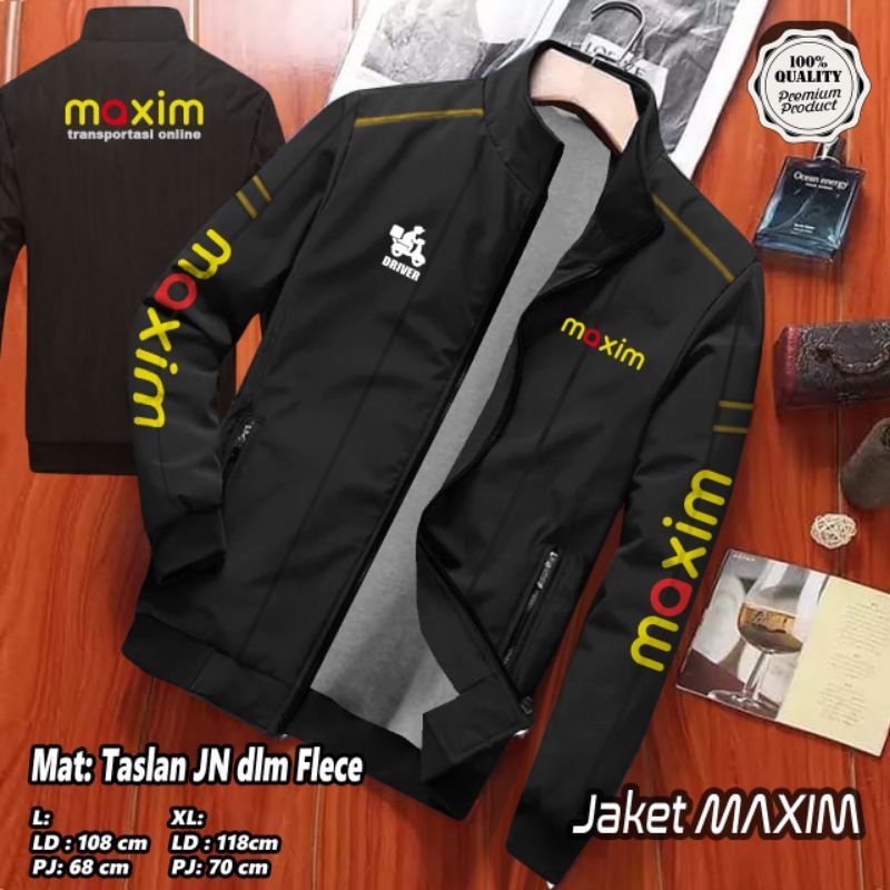 JAKET DRIVER MAXIM KEREN / JAKET DRIVER TERBARU / JAKET DRIVER TERMURAH
