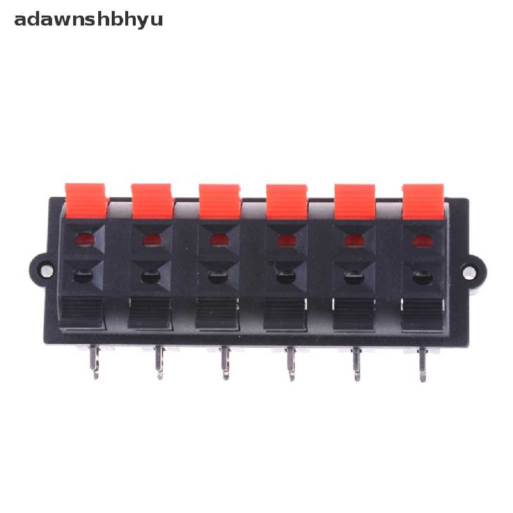 Plat Konektor Pelepas Dorong 12arah adawnshbhyu 2baris Stereo Terminal Speaker Strip Block