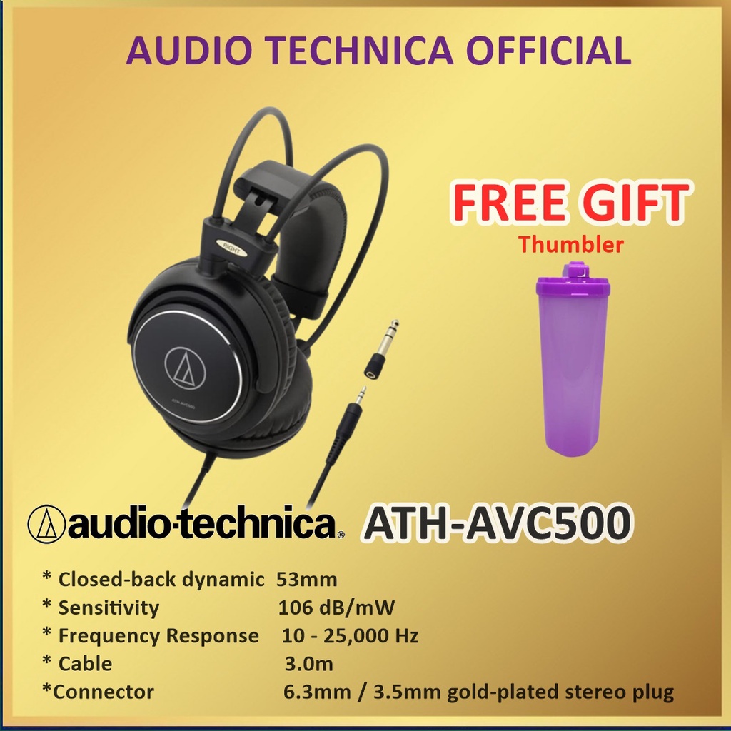 Audio-Technica ATH-AVC500 Closed-back dynamic Headphone AVC 500