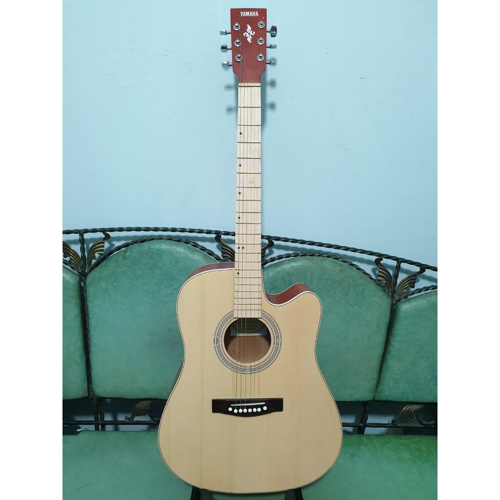 Gitar Akustik Merk Yamaha F310 Natural Neck Maple Sunkay Trusrod Murah Jakarta Pemula