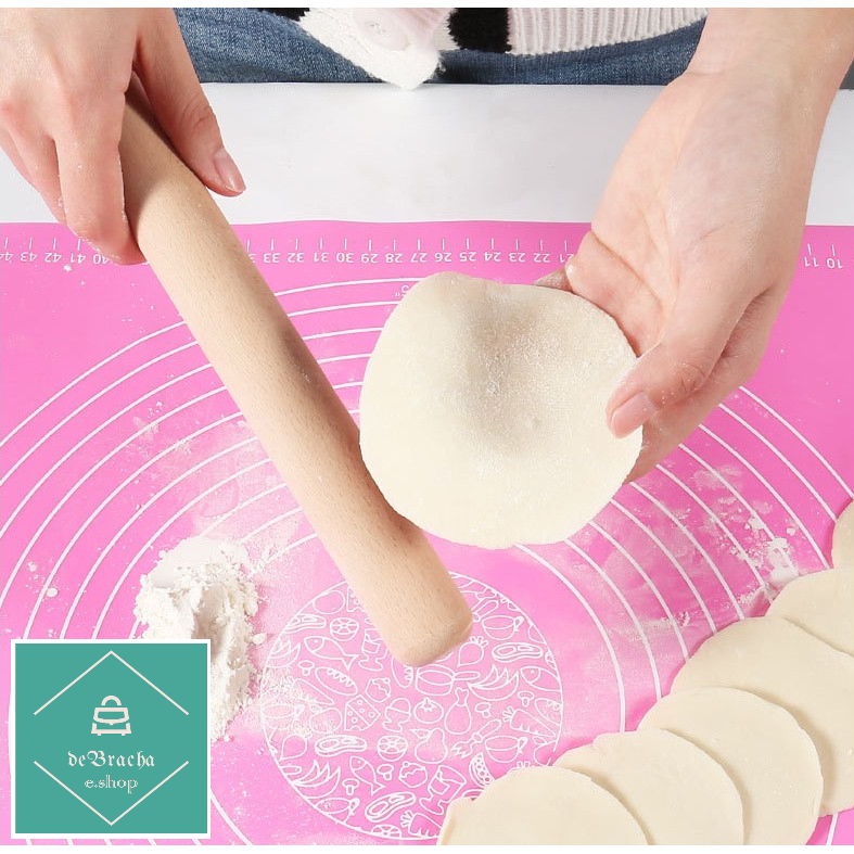 ALAS ADONAN Kue Fondant Alas SILIKON Mat Giling Adonan Roti