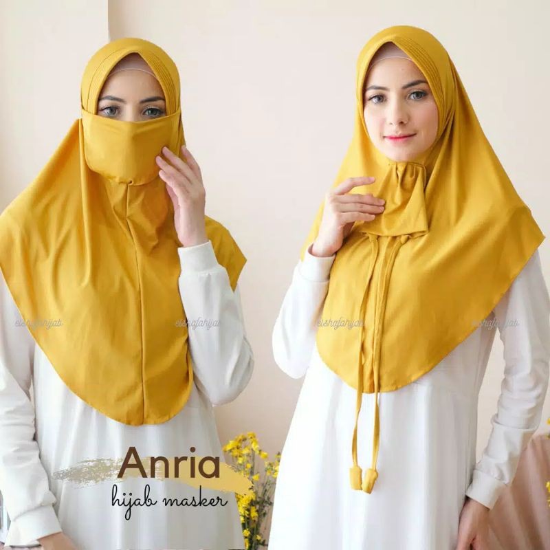 JILBAB MASKER / JILBAB INSTAN TERBARU ANRIA