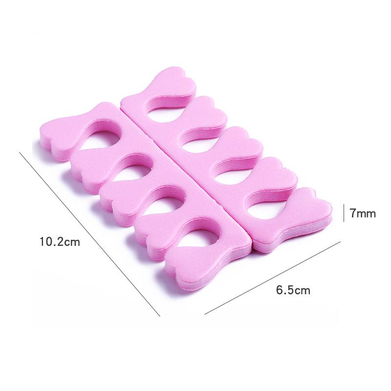 1 Pair Of Toe Nail Clippers Nail Finger Separators Foam Sponge Finger Separators DIY Nail Art Tools