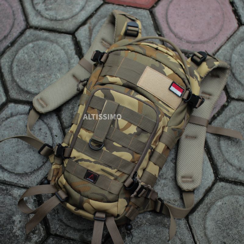 tas ransel sepeda army tas trail tas hydropack waterproof polri TNI pria wanita ALTISSIMO V5.0 Unifi
