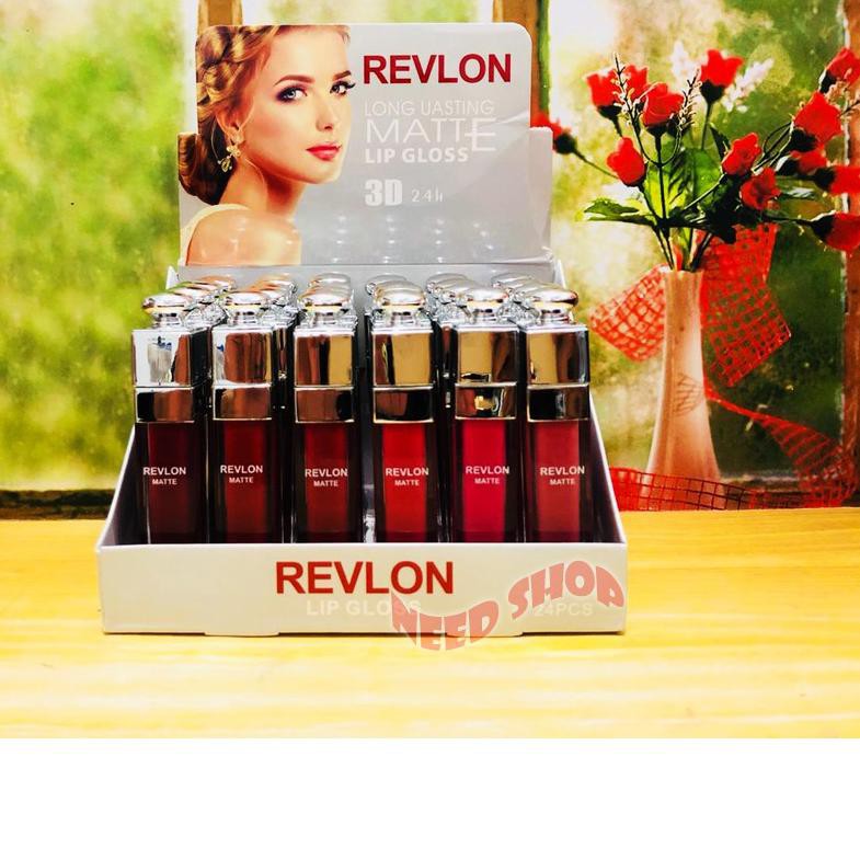 『TERLARIS』 SILVER LIP GLOSS / LIPGLOSS / LIPSTIK REVLON 3D MATTE LONG LASTING 24H
