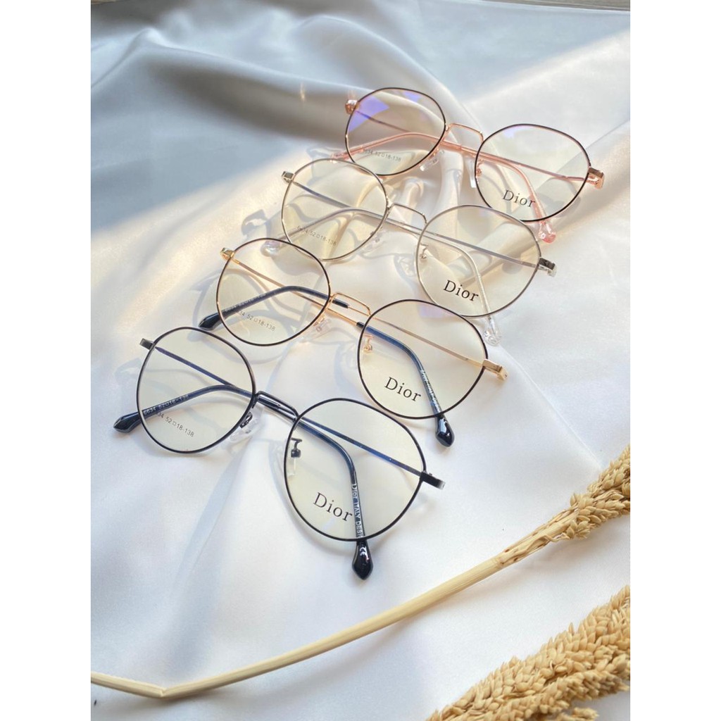 GROSIR Frame kacamata 6634 + case Size 52-18-138 Photocromic Bluray blucromic minus silinder