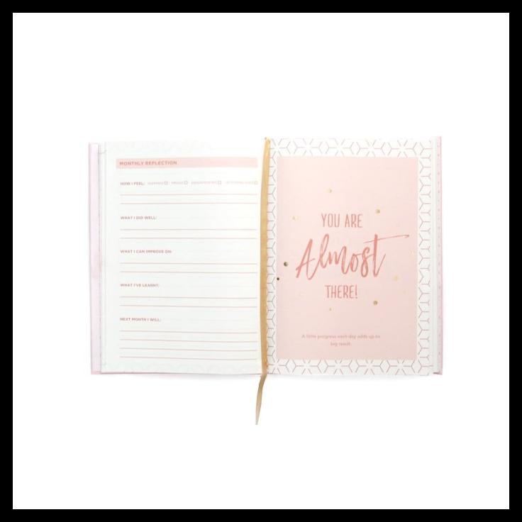 

PROMO JOURNAL PENGEMBANGAN DIRI / SELF HELP HARVEST READY SET GOALS - PINK PROMO