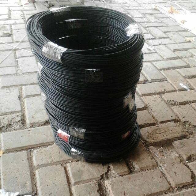 jeruji fiber warna hitam ukuran 3mm 3,5mm