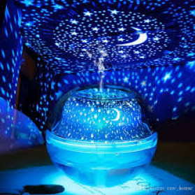 (MAINANKYU) Air Humidifier Aromatherapy Oil Diffuser LED Night Projection Lamp 500ml - HUMI H99 - White