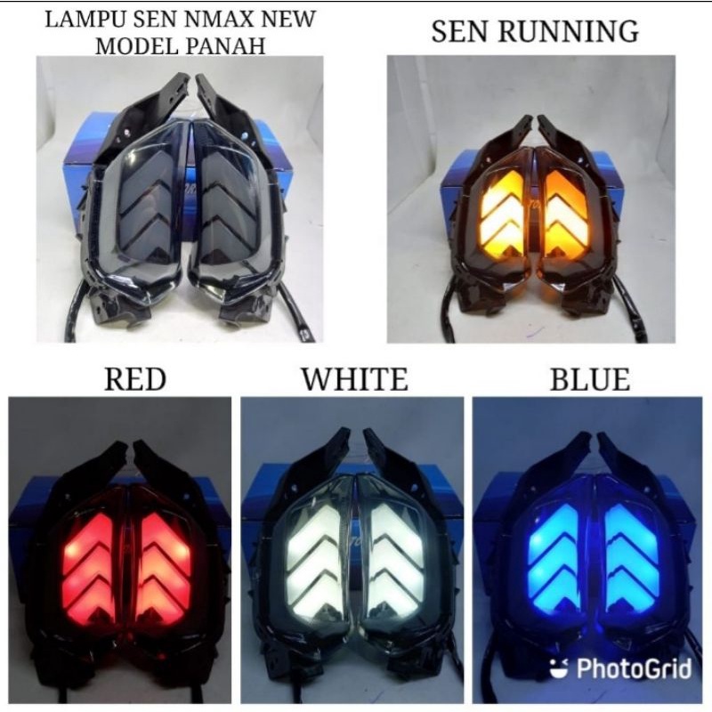 Sein Nmax 2020  Running Lampu Sen Depan Nmax New 2020 Running Merk Kakra/Wuming/Msx/Modish/Xtc/Akai Racing Dan Lainnya Random Model sein Running