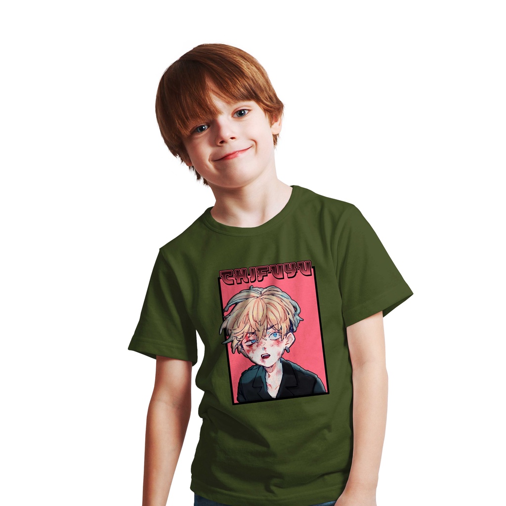 BAJU KAOS ANAK ANIME TOKYO REVENGERS CHIFUYU TOUMAN TERBARU