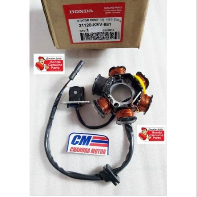 Spul spol stator comp statorcomp supra x 100 asli HONDA AHM 31120-KEV-881