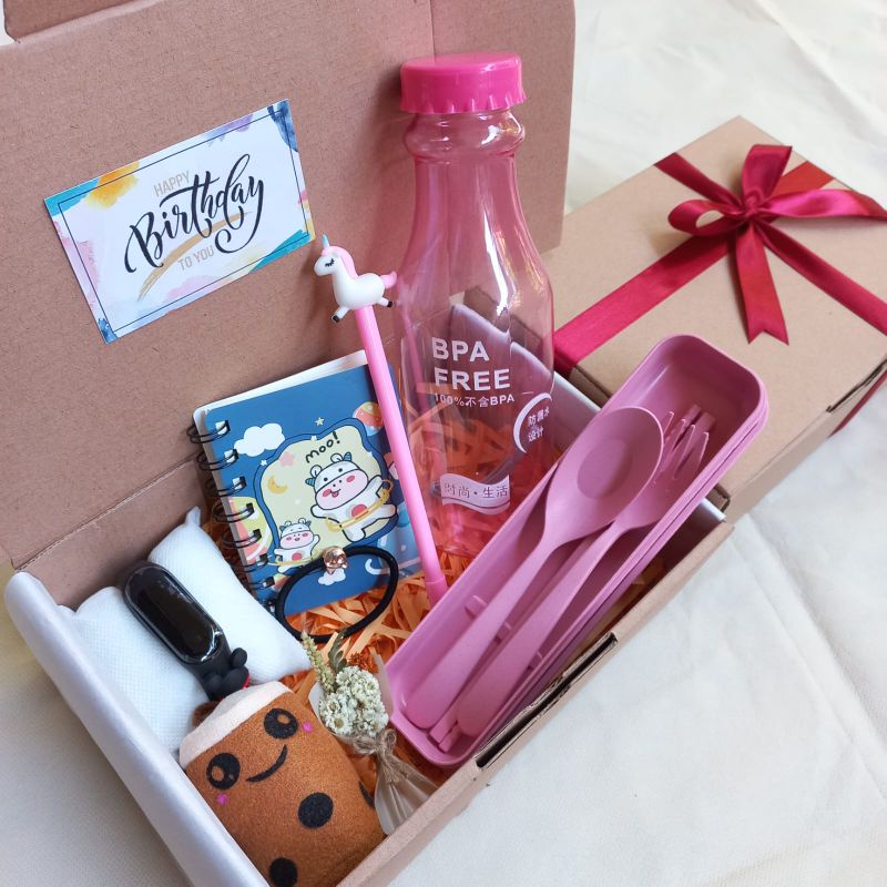 

❤️(PAKET J) HAMPERS ANAK PEREMPUAN DAN LAKI-LAKI hadiah ulang tahun peralatan sekolah TK SD SMP