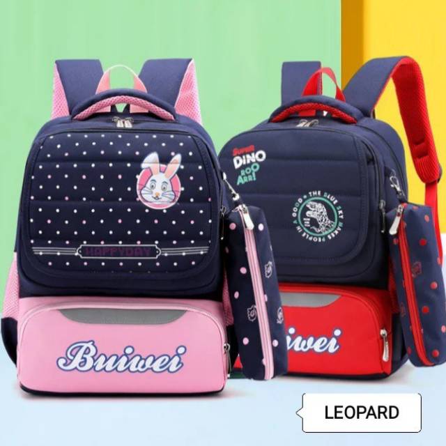 Back Pack Double Decker_Tas Ransel Anak_Lol_Unicorn_Superhero_Paw Patrol_Shopkins Fashion Cewek W5Q3