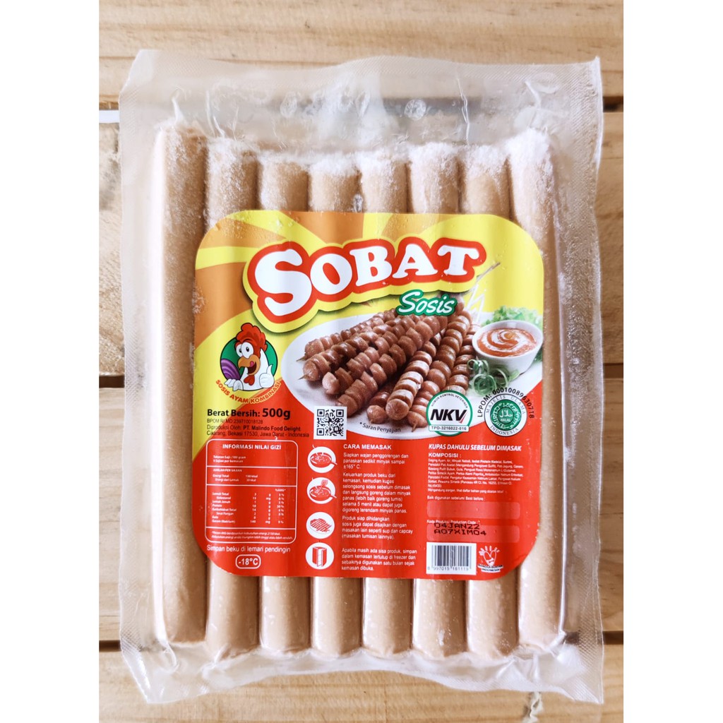 

Sobat Sosis Ayam Long 250 Gram