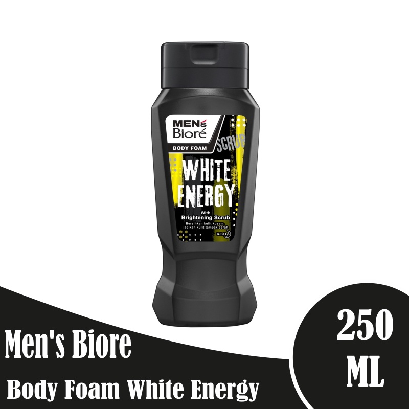 Men's Biore Body Foam White Energy Botol 250 ml