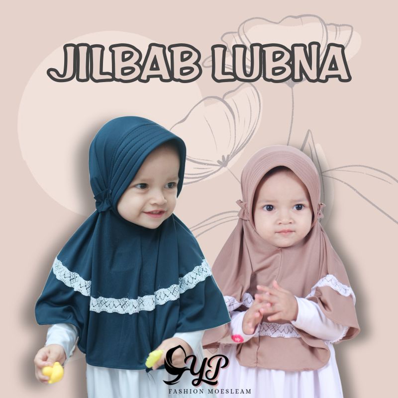 Jilbab anak bayi LUBNA usia 0-3 th / HIJAB ANAK