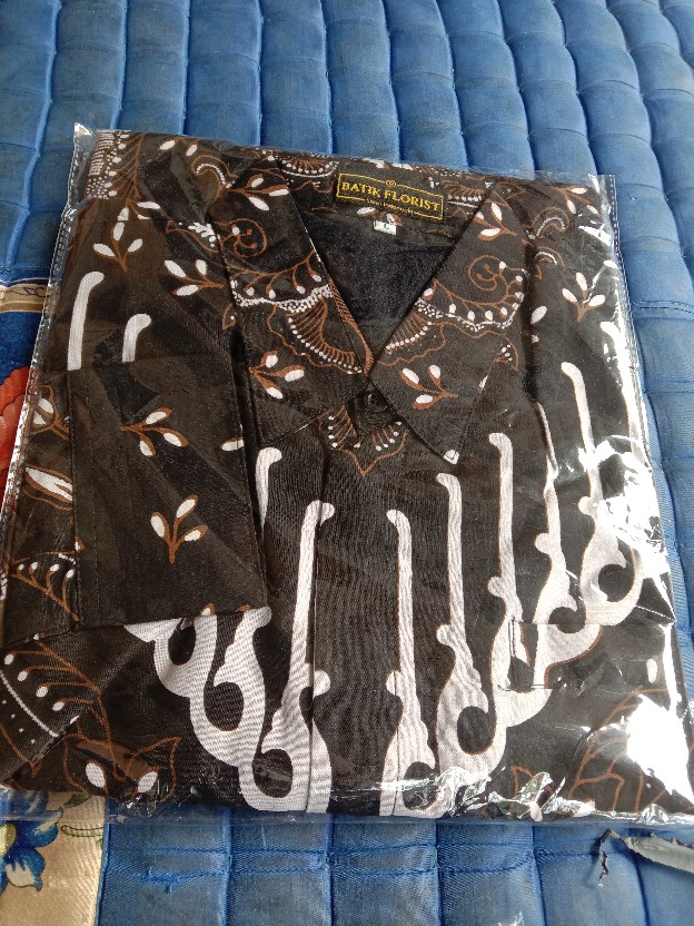 Kemeja Batik Merpati Sogan Halus Asli Katun Sragenan Batik Solo