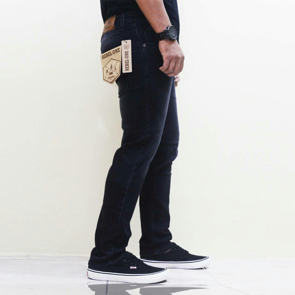 Celana jeans pria rebel one