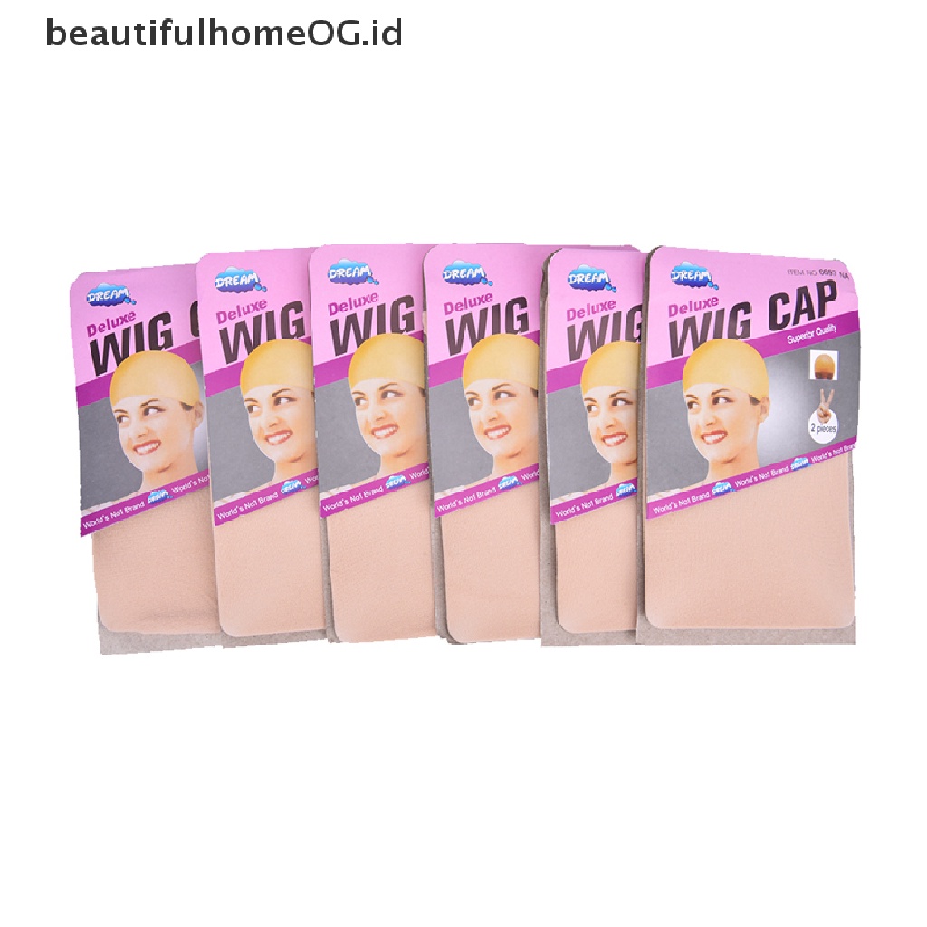 Topi Jaring Rambut Elastis Untuk Wig