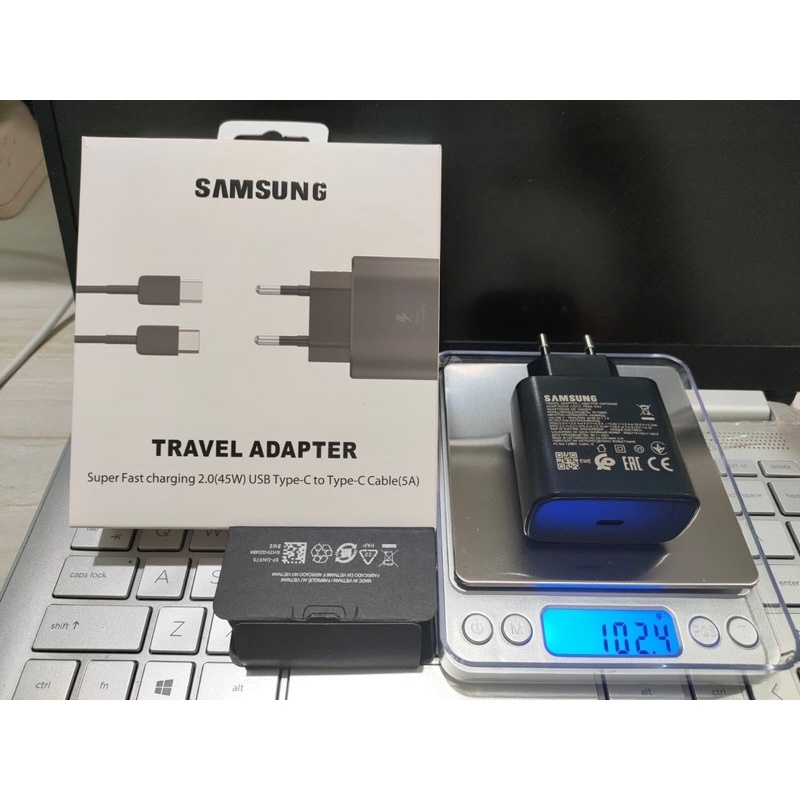 Charger Samsung Type C Super Fast Charging 45 Watt Kabel C to C Original Samsung S21