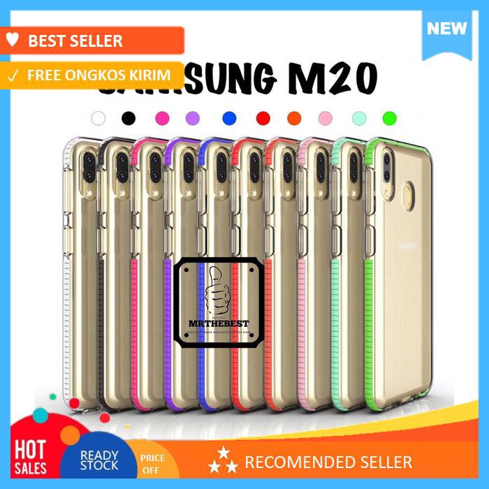 SAMSUNG GALAXY M20 SOFT CRYSTAL PLATING HYBRID SILICONE CASE COVER