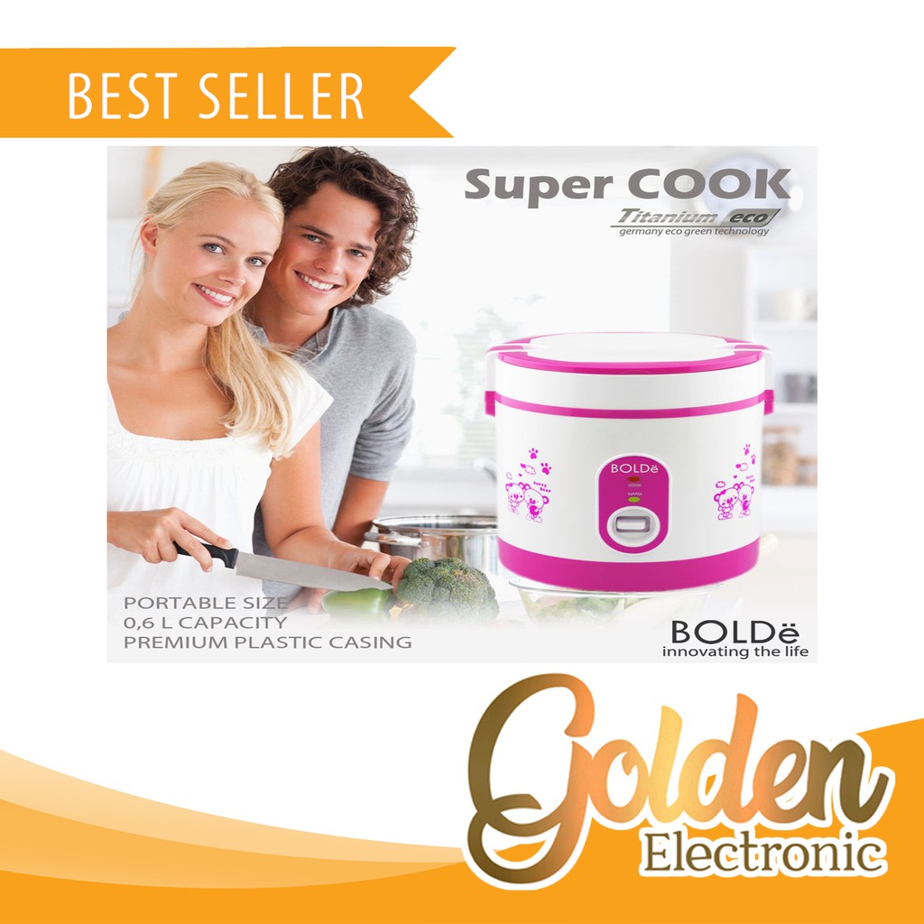 BOLDe Super Cook TITANIUM ECO - Rice Cooker 0.6 Liter