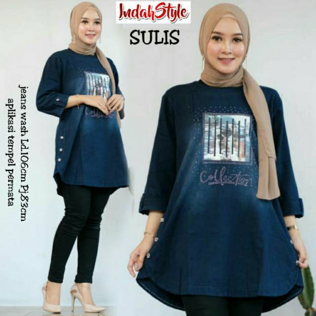 Sulis tunik jeans