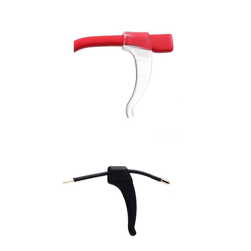10Pairs/Lot Top Qualified Eyewear Grips/ Silicone Anti-Skid Holder For Glasses Accessories