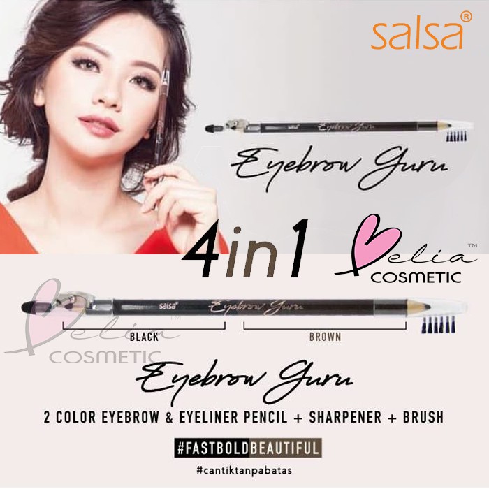 ❤ BELIA ❤ Salsa Eyebrow Guru | Pensil Alis 4 in 1