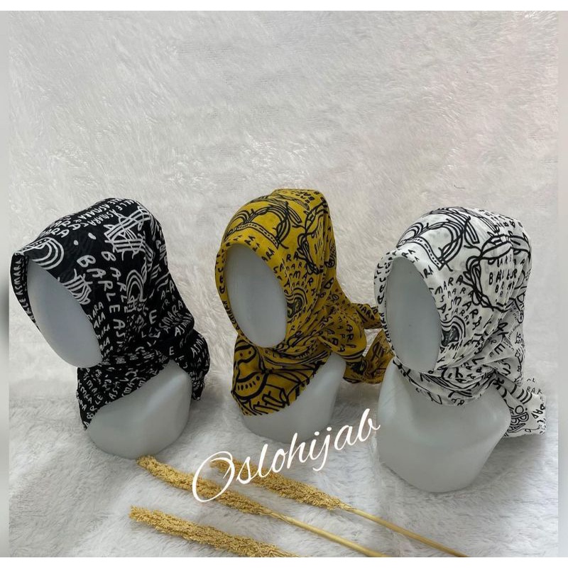 Hijab segiempat motif Deenay kw rasa Ori Replika Berlia asmara