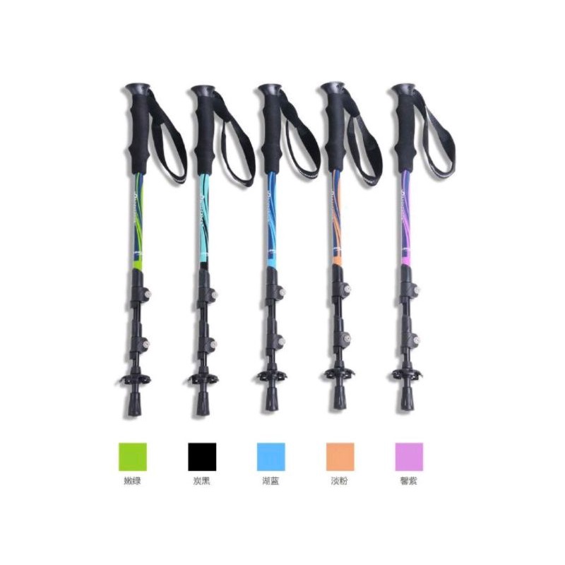 Trekking tracking pole tongkat pendaki paceleader flip lock eksternal lock aluminium alloy